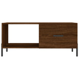 Coffee Table Brown Oak 90x50x40 cm Engineered Wood 829227