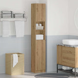 Bathroom Cabinet Artisan Oak 32x25.5x190 cm Engineered Wood 856049