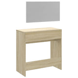 Dressing Table with Mirror Sonoma Oak 80x39x80 cm 840704