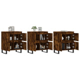 Sideboards 3 pcs Smoked Oak Engineered Wood 3190210
