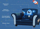 Child Armchair Kids Mini Sofa Chair with Armrest, 59.5 x 43 x 46.5cm, Blue T3398P347639