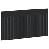 Wall-Mounted Headboard ALKMAAR Black Engineered Wood 896316