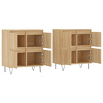 Sideboards 2 pcs Sonoma Oak Engineered Wood 3190176