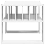 Coffee Table White 66 x 49.5 x 45 cm Engineered Wood 8000116