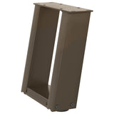 Coffee Table Legs U-Shaped 2 pcs Natural Steel 30x cm Steel 4012739