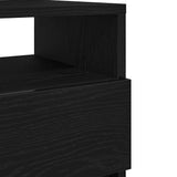 Bedside Cabinet with 2 Drawers Black 40x33x60 cm 858562
