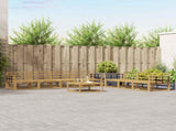 Outdoor Sofa Set 8 pcs White 3386173