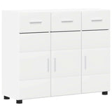 Sideboard FLORIN White 88.5 x 30.5 x 73 cm Engineered Wood 880311