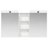 Bathroom Cabinet Set 3 pcs 130 x 14.5 x 70 cm Engineered wood 3403768
