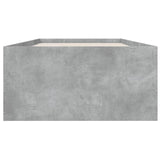 Bed Frame without Mattress Concrete Grey 100x200 cm 3280961