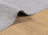 Rug IZA Short Pile Scandinavian Look Grey 100x200 cm 375451