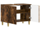 Bathroom Sink Cabinet DELFT Smoked Oak 59.5 x 31.5x 59 cm 897010