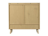 Natural Rattan Storage Cabinet & Shoe Cabinet Comb, 5-Tier Shoe Cabinets Storage for Boots or Heels N896P437304O