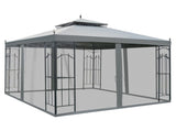 3 Garden Gazebo Double Top Outdoor Canopy Patio Event Party Wedding Tent Backyard Sun Shade T3398P317565