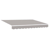 Retractable Awning Light Grey 350 x 250 cm 3330375