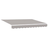 Retractable Awning Manual Light grey 300 x 250 cm Fabric, Metal 3330100