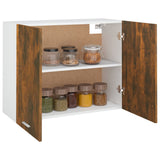 Hanging Cabinet Smoked Oak 80x31x60 cm Engineered Wood 815588