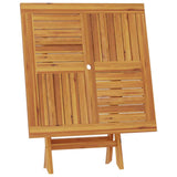 Folding Garden Table 85x85x76 cm Solid Teak Wood 47419
