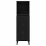 Bathroom Furniture Set with Drawer 3 pcs Black 30 x 30 x 180 cm 3333091