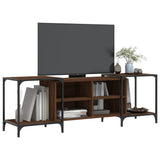 TV Cabinet Brown Oak 153x37x50 cm Engineered Wood 837606