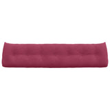 Back Pillow Wine Red 200 x 24 x 50 cm Velvet 42014608