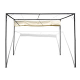 Garden Gazebo with Retractable Roof Canopy 40786