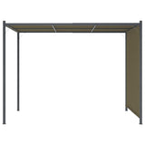 Garden Pergola with Retractable Roof 3x3 m Taupe 180 g/m 312225
