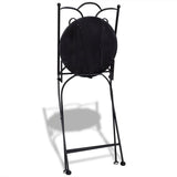 Patio Furniture Terracotta, White Powder-coated iron, ceramic 271773