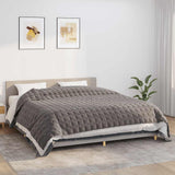 Weighted Blanket Grey 220x260 cm 15 kg Fabric 350785