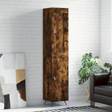 Highboard Smoked Oak 34.5x34x180 cm Engineered Wood 3200110