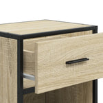 ZNTS Bedside Cabinets 2 pcs Sonoma Oak 40x31x50 cm Engineered Wood 848687