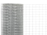 Chicken Wire Fence Galvanised Steel 25x1.5 m Silver 143621