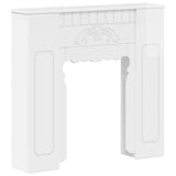 Fireplace Surround High Gloss White 93 x 20 x 89 cm 8006628