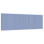 Retractable Awning Manual Blue and white 400 x 200 cm Fabric 3329778
