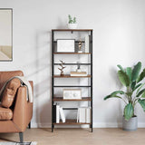 Bookshelf Smoked Oak 60 x 29.5 x 149 cm Engineered Wood 883930