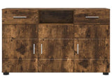 Wooden Cabinet Smoked Oak 88.5 x 30.5 x 73 cm Engineered Wood 880286