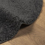 ZNTS Shaggy Rug PAMPLONA High Pile Modern Anthracite Ø 280 cm 375205