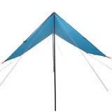 ZNTS Camping Tarp Blue 430x380x210 cm Waterproof 94680