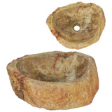 Sink 45x35x15 cm Fossil Stone Cream 142778