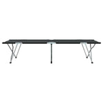 Folding Camping Bed Manual Black 62 x 194 x 42 cm Oxford fabric 42003117