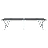 Folding Camping Bed Manual Black 62 x 194 x 42 cm Oxford fabric 42003117