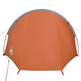 Camping Tent Tunnel 4-Person Orange Waterproof 94396