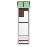 Bird House Mocha 91.5x53x170 cm Solid Wood Pine 172254