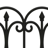 Lawn Edgings 17 pcs Black 10 m PP 318293