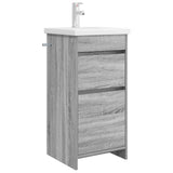 Bathroom Vanity with Sink Grey Sonoma 42 x 40 x 84.5 cm 890725