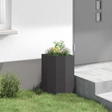 Corner Planter Black 30 x 30 x 50 cm Steel 883675