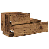 Bedside Cabinet Old Wood 70 x 36 x 40.5 cm Engineered Wood 863063