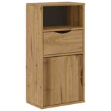 ZNTS Side Cabinet with Drawer ODDA 40x24x79 cm Solid Wood Pine 4103599