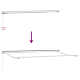 Retractable Awning Anthracite 400 x 200 cm 3329799