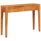 Console Table Brown 110 x 30 x 80 cm Solid Acacia Wood 42003313
